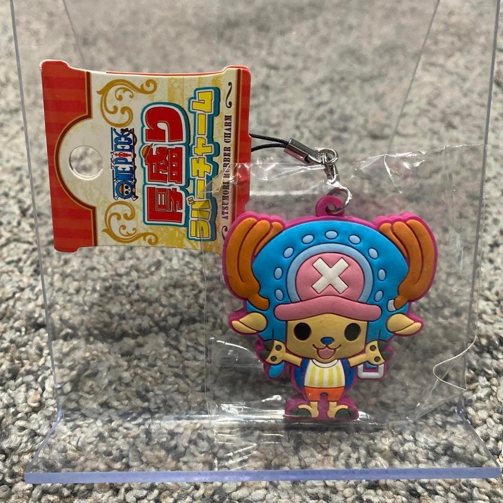 One Piece Rubber Mascot Strap Tony Tony Chopper Anime Pirate Pink Multi NEW
